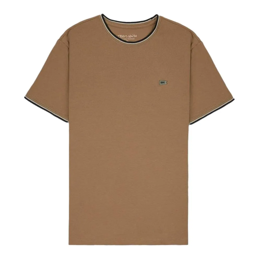 T-shirt Marron Homme Teddy Smith Elmer