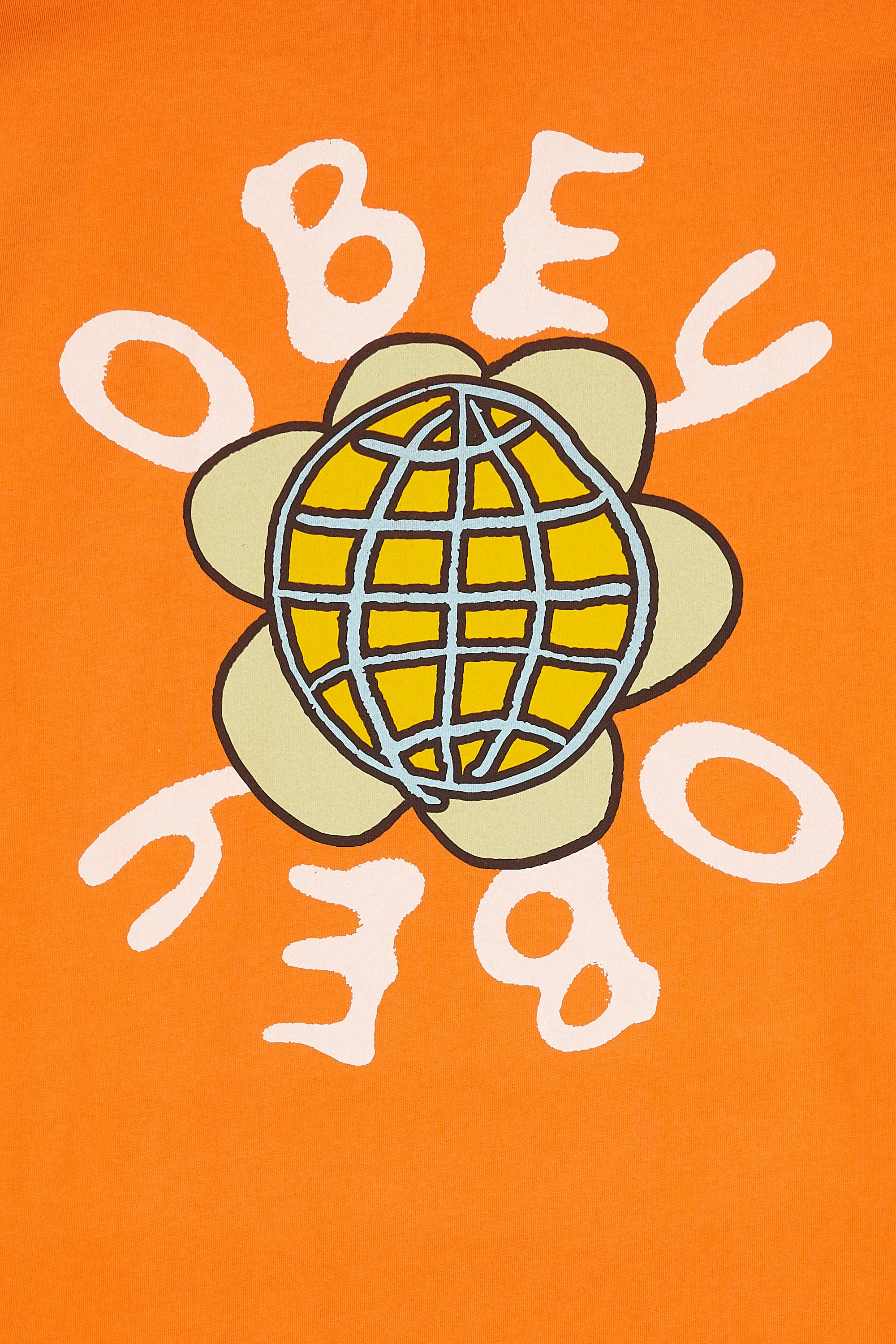 T-shirt Orange Obey - Homme | Citadium