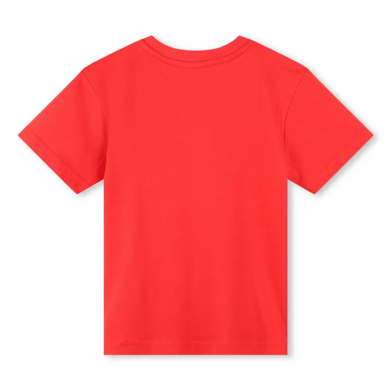 T-SHIRT ROUGE À MANCHES COURTES HUGO ENFANT
