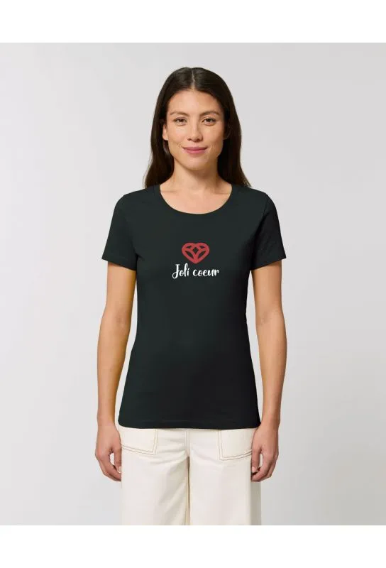 T Shirt éthique Joli coeur