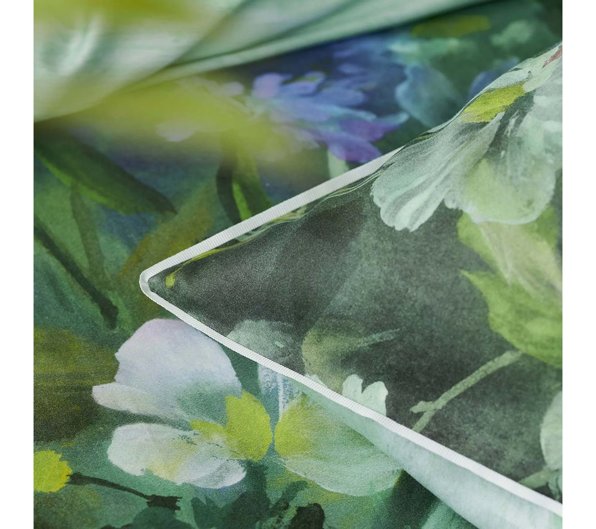 Taie D'oreiller En Satin De Coton Vert 65x65