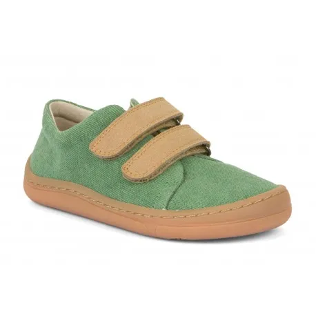 Tennis barefoot coton bio Vert