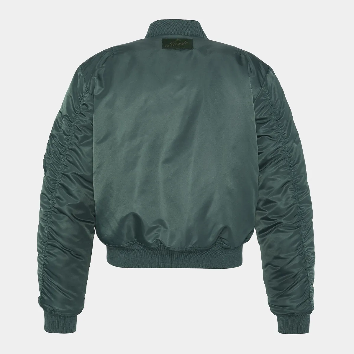 The Jonak Bomber - Jonak x Schott en nylon vert et détails en cuir pour Femme | Jonak
