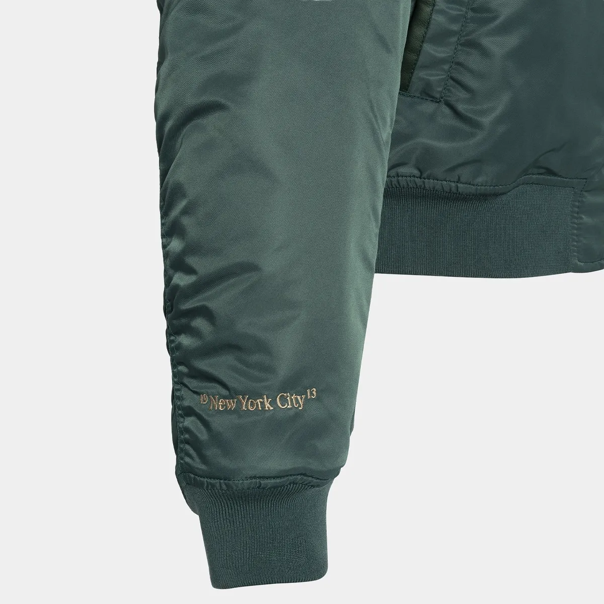 The Jonak Bomber - Jonak x Schott en nylon vert et détails en cuir pour Femme | Jonak