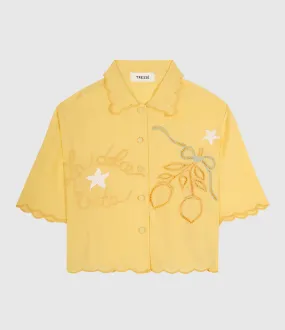 TRESSE Partager  Chemise Colce Jaune  