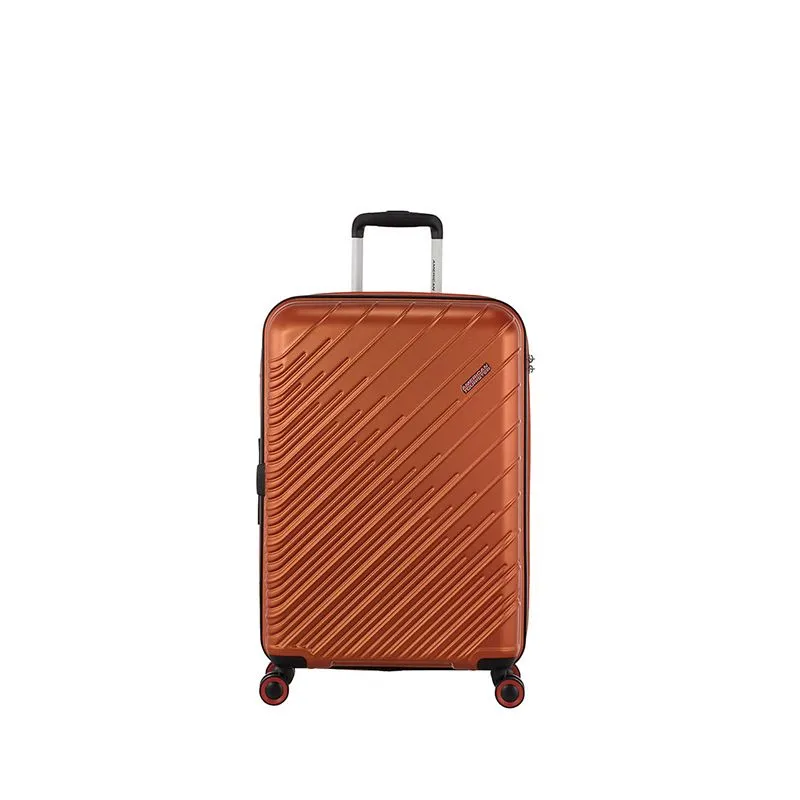 Valise rigide extensible American Tourister Speedstar 67cm Copper Orange - Marron