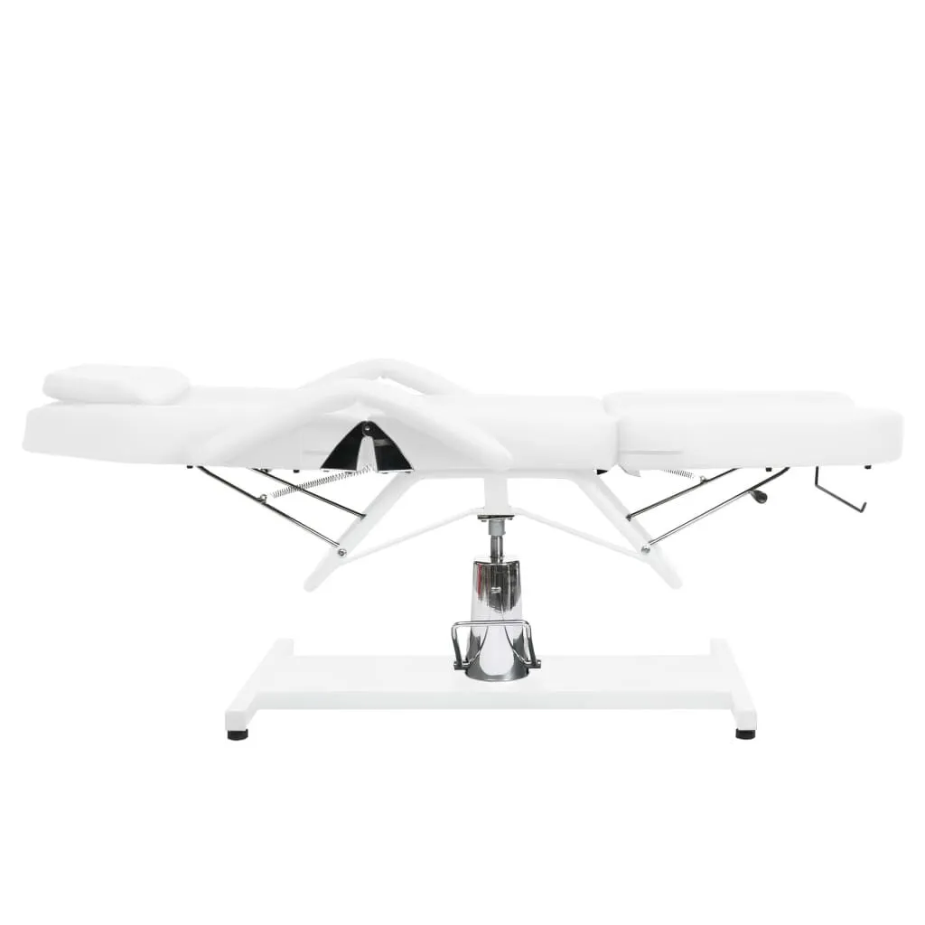 vidaXL Table de massage Blanc 180x62x(87-112) cm | vidaxl-fr