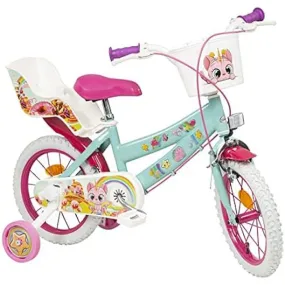 Vélo Toimsa 14" Catcorn - Rose - A monter soi-même - 3 ans et plus - Enfant - Fille - 2 roues
